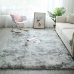 Ensoleille - tapis chambre tapis modernes de salon soft tapis � poils longs moelleux tapis extra doux ...