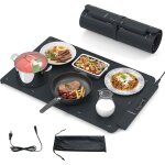 Tapis chauffant, chauffe - aliments, plateau, �lectrique, chauffage, buffet, silicone, chaud, portable, ...