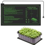 Tapis chauffant pour semis pour le d�marrage des graines, coussin chauffant �tanche 10  x 20. 75  pour ...