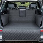 Tapis de coffre de voiture imperm�able 185x105x35 cm ? tissu oxford 600d, dos antid�rapant, protection ...