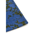 Tapis - collection cloud beneffito blue grass - tapis - bleu - 80x150cm - tapis � motifs, finition artisanale, ...