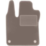 Tapis conducteur beige pour smart fortwo iii  hayon (2014 - 2020)