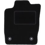 Tapis conducteur noir pour audi a1 8x  hayon (2010 - )