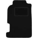 Tapis conducteur noir pour : honda prelude iv coup (1991 - 1996)