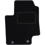 Tapis conducteur noir pour : kia rio ii de  hayon (2005 - 2011)