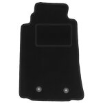 Tapis conducteur noir pour : mazda mx - 5 iii cabriolet (2005 - 2015)
