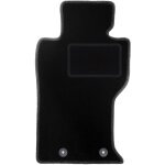 Tapis conducteur noir pour : mazda mx - 5 iv coup, cabriolet (2014 - )