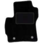 Tapis conducteur noir pour mazda premacy ii 7 places (2005 - 2010)