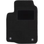 Tapis conducteur noir pour : mitsubishi colt v / cjo  hayon (1996 - 2003)