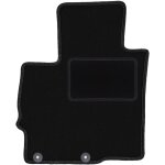 Tapis conducteur noir pour : mitsubishi eclipse cross suv (2017 - )