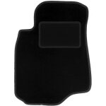Tapis conducteur noir pour : mitsubishi lancer vii break, berline (2003 - 2008)
