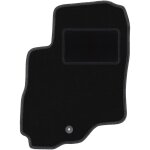 Tapis conducteur noir pour : mitsubishi outlander i suv (2001 - 2006)