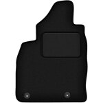 Tapis conducteur noir pour : mitsubishi pajero pinin suv (1999 - 2006)