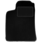 Tapis conducteur noir pour : mitsubishi pajero sport i suv (1996 - 2008)