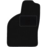 Tapis conducteur noir pour: saab 9 - 3 i aero, liftback, berline (1998 - 2002)
