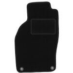 Tapis conducteur noir pour saab 9 - 3 i cabriolet (1998 - 2003)