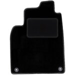 Tapis conducteur noir pour saab 9 - 3 ii cabriolet (2002 - 2014)