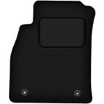 Tapis conducteur noir pour : saab 9 - 5 ii ng berline, break, liftback, hayon (2010 - 2012)