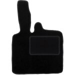 Tapis conducteur noir pour smart fortwo i avec patte (1998 - 2007)