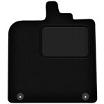 Tapis conducteur noir pour smart fortwo ii  hayon (2007 - 2014)