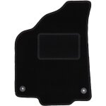 Tapis conducteur noir pour volkswagen polo iii fl 6n2  hayon, berline, classique (1999 - 2001)