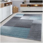 Tapis contemporain rectangle graphique salmon bleu 160x230 Tapis contemporain rectangle graphique salmon bleu 160x230