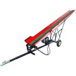 Tapis convoyeur pour bois de chauffage 5 mètres avec moteur électrique 230 v - sur roues avec timon torros ... Tapis convoyeur pour bois de chauffage 5 mètres avec moteur électrique 230 v - sur roues avec timon torros ...