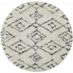 Tapis de bain déco rond en coton tufté 70x70cm Tapis de bain déco rond en coton tufté 70x70cm