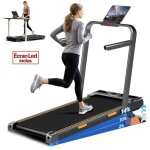 Tapis de course pliable - robore x5f - vitesse max 10km / h - inclinaison 14% - moteur silencieux 2, ...