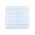 Tapis de douche belem antidrapant, fond de douche avec ventouses, pvc, 54x54 cm, blanc - wenko