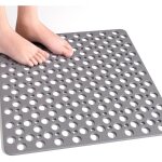 Tapis de douche carr� antid�rapant anti - moisissure - 53 x 53 cm - pour personnes �g�es