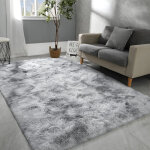 Tapis doux en peluche pour chambre � coucher, 1, 2 x 1, 8 m, � poils longs, pour filles, enfants, b�b�s, ...