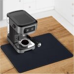 Tapis d'�gouttoir absorbant cuisine 40 x 50 cm, noir, pour machine � caf�, tapis multifonctionnel