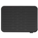 Tapis �gouttoir en silicone gris fonc� - sink side - brabantia