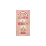Tapis enfant marelle rose 80x150cm atmosphera créateur d'intérieur Tapis enfant marelle rose 80x150cm atmosphera créateur d'intérieur