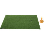 Tapis d'entra�nement de golf int�rieur / ext�rieur avec gazon synth�tique et tee en caoutchouc pour swing. ...