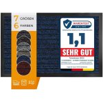 Tapis entr�es commerciales, halls d'immeuble, bleu 50 x 80 cm