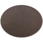 Tapis eton plus cercle mocca m�lange marron / beige brown cercle 150 cm