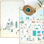 Tapis d'�veil b�b� double faces 1201800, 5 mamabrum - mousse, pliable, imperm�able, antid�rapant - motif ...