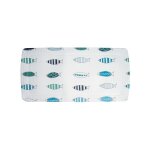 Spirella - tapis fond de baignoire pvc santarina 71x36cm bleu