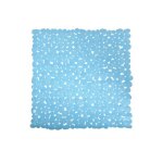 Tapis fond de douche pvc galets 53x53cm bleu ciel msv Tapis fond de douche pvc galets 53x53cm bleu ciel msv