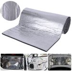 Tapis d?isolation acoustique pour voitures 50x100cm, 10mm mousse insonorisante insonorisation phonique, ...