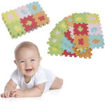 Tapis de jeu en mousse pour b�b�s et enfants - 36 dalles en mousse eva th�me animaux tapis puzzle doux ...