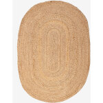 Tapis en jute naturel (141x99, 5 cm) tempo sklum yute