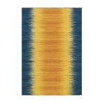 Paris prix - tapis en laine tissé fait main 'sunset' jaune & bleu 120 x 180 cm Paris prix - tapis en laine tissé fait main 'sunset' jaune & bleu 120 x 180 cm