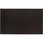5five simply smart - tapis de bain en lattes de bambou noir 120 x 170 cm avec livraison gratuite