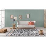 Tapis moderne pour salon bleu plat rania bleu 120x170 Tapis moderne pour salon bleu plat rania bleu 120x170