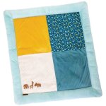 Tapis de parc bleu 100x100 cm