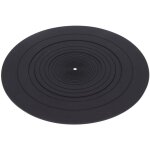 Tapis de platine vinyle 12 pouces antistatique et anti - vibrations en caoutchouc pour toutes les platines ...