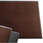 Tapis de porte paillasson d'entr�e - antid�rapant antipoussi�re imperm�able lavable - 90x150cm marron ...